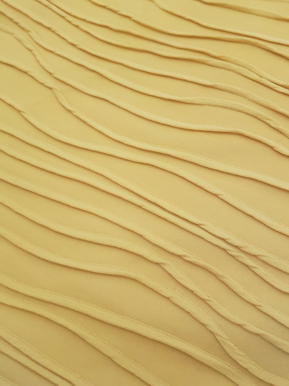 Rhapsody Yellow Textured Mini Skirt - Picture 4 of 6